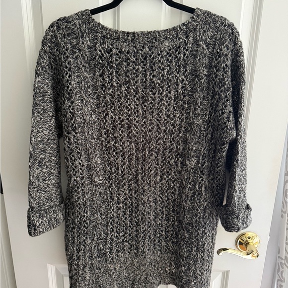 J J Basics Women's Gray Knit Sweater - Picture 3 of 5